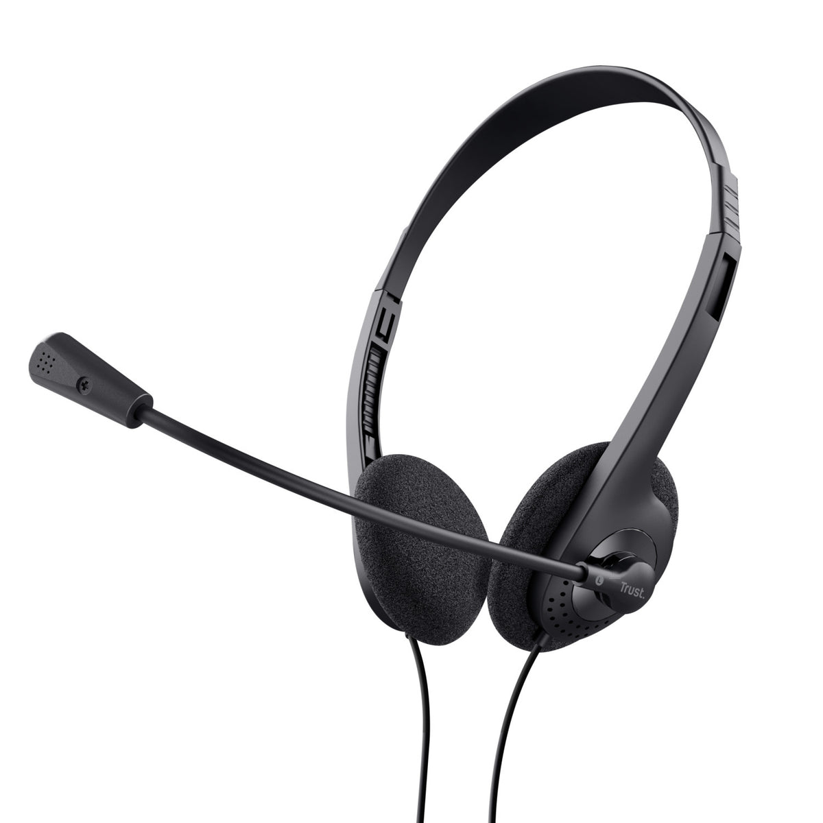 Trust Primo Auricolari Cuffie con Microfono e Filo Headset Jack 3.5mm Nero