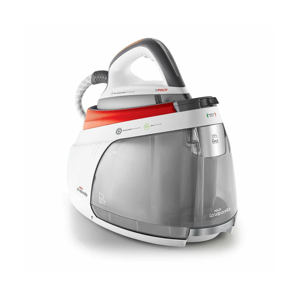 Polti La Vaporella XM84C 2350 W 1,5 L Alluminio Grigio, Rosso, Bianco