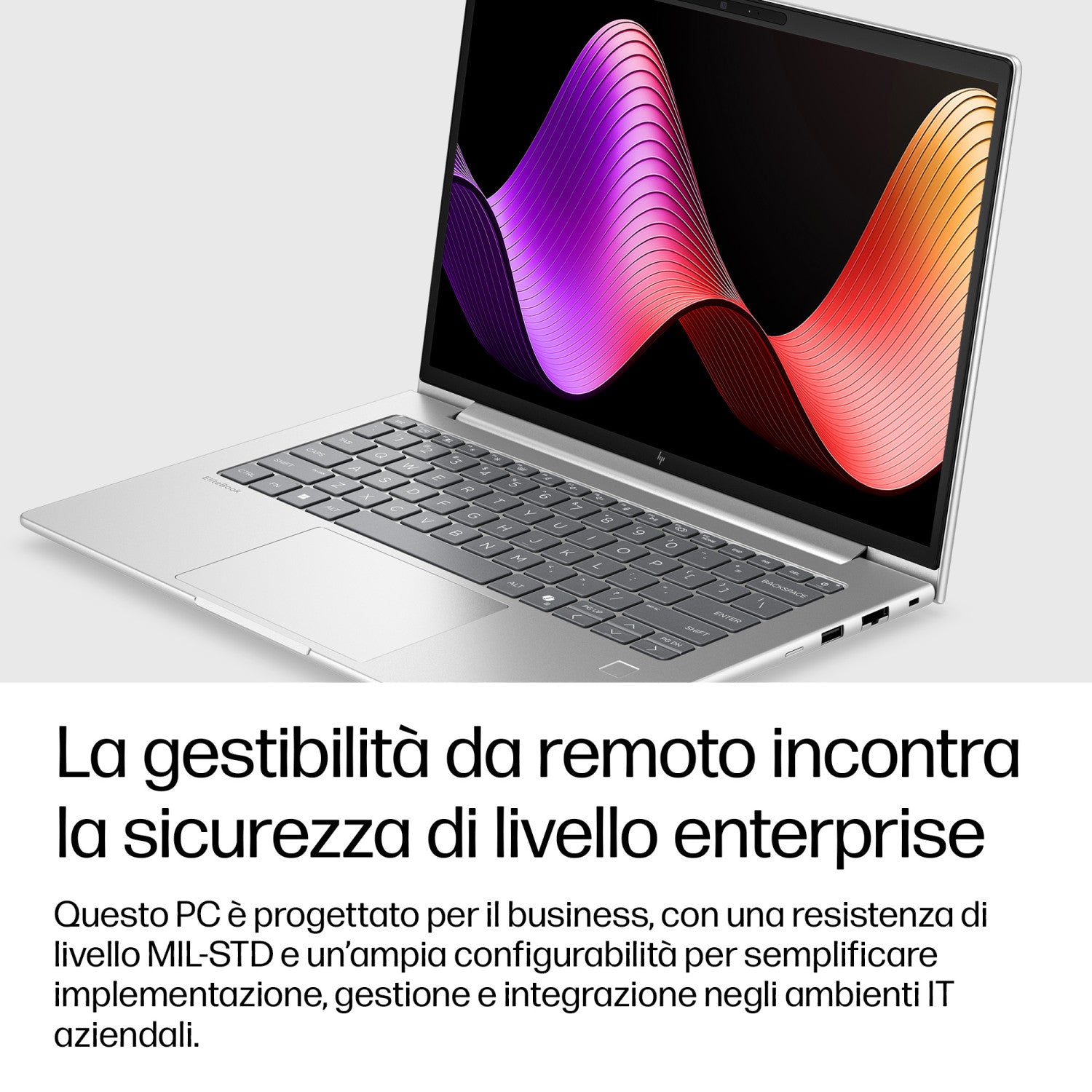 HP EliteBook 6 G2i Next Gen AI PC Wolf Pro Security Edition Intel Core Ultra 5 325 Computer portatile 35,6 cm (14pollici) WUXGA 24 GB DDR5-SDRAM 512 GB SSD Wi-Fi 7 (802.11be) Windows 11 Pro Argento