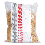 Viva Elastici In Gomma Gialla E120 - Diametro 120 Mm - Sacco Da 1 Kg