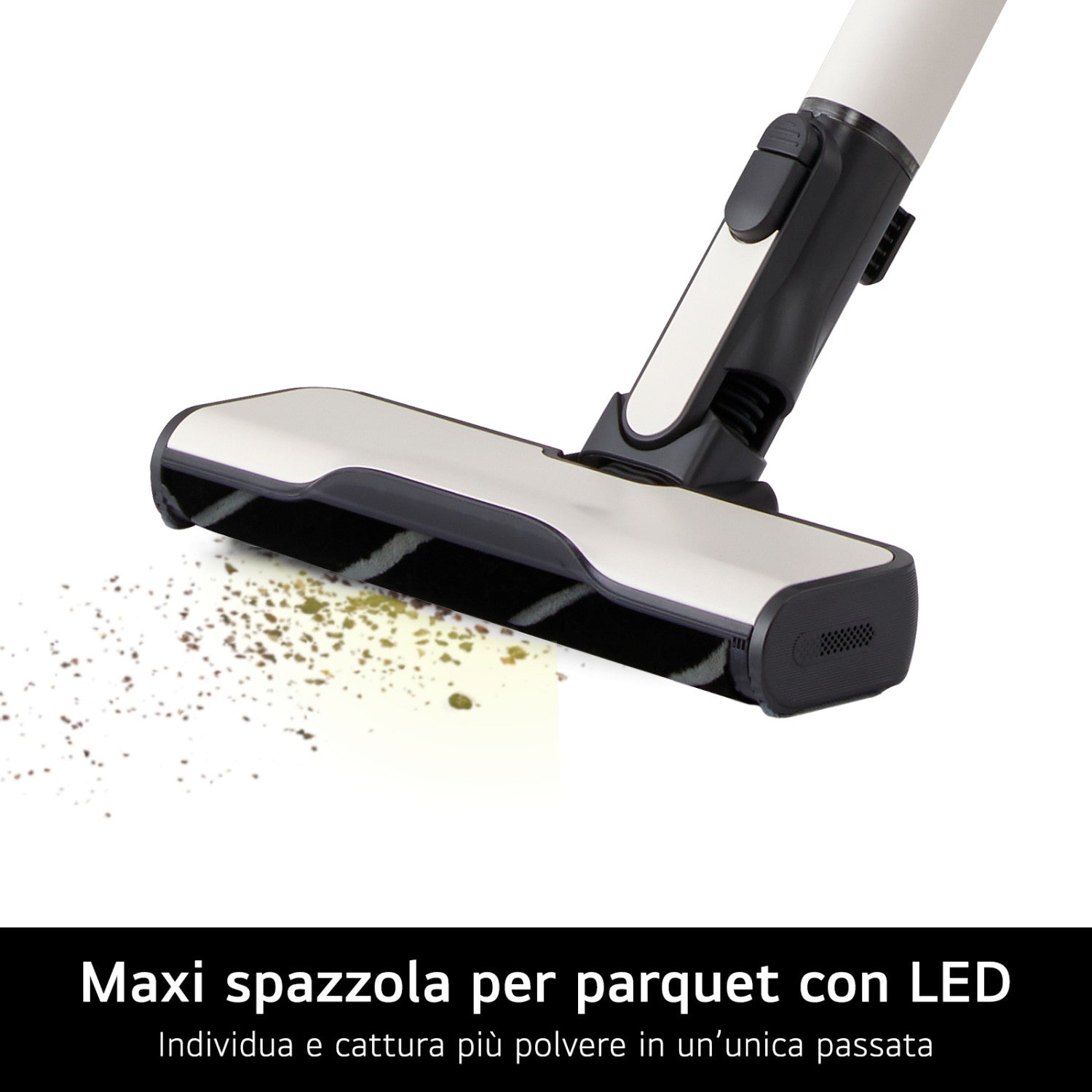 LG CordZero A9K Lite Aspirapolvere Kompressor 220W 60 min1 spazzola 2 accessori Filtro 5 strati WiFi Beige