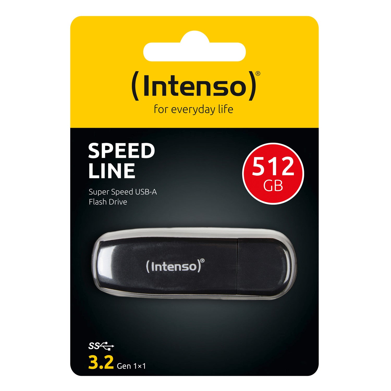 Intenso Speed Line unità flash USB 512 GB USB tipo A 3.2 Gen 1 Nero