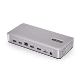 StarTech.com Docking station USB4, USB-C 40Gbps, doppio video HDMI, fino a 2x 4K 60Hz 4:4:4 (RGB) o 2x 4K 120Hz 4:2:2, dock multi monitor, 6x USB, 2,5GbE, 100W PD