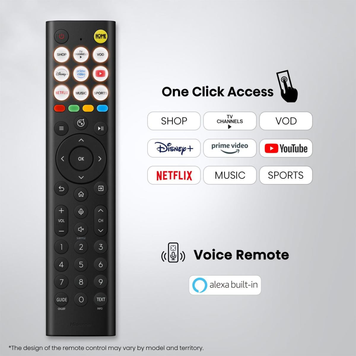 Hisense Smart TV 43 pollici 4K TV 43A6S, 60Hz, DTS Virtual X, VIDAA OS con 1000 APP, HDR 10 , Game Mode Plus, Bluetooth, Wifi, Alexa Built-in, AirPlay2, lativù 4K