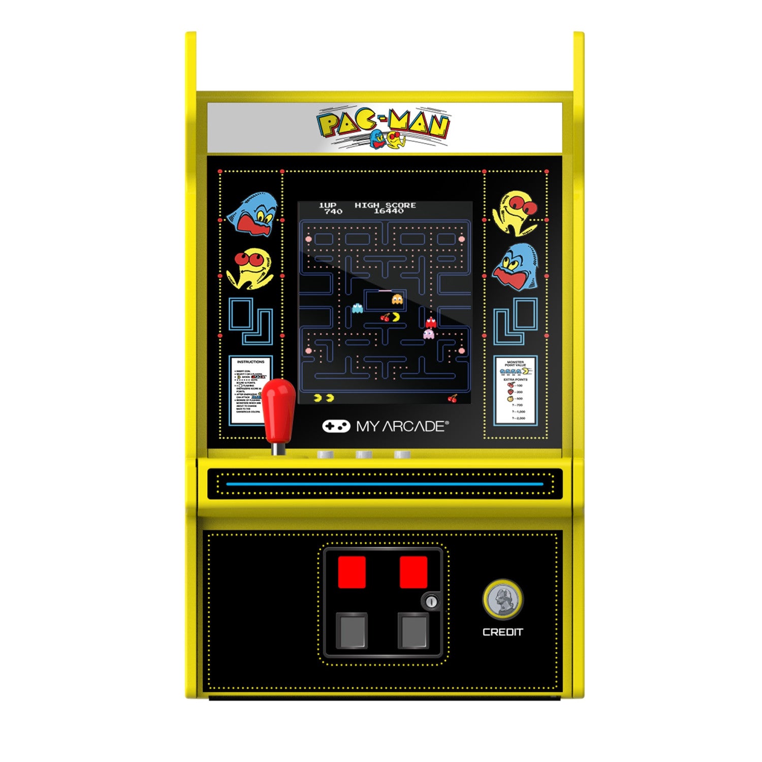 My Arcade PAC-MAN Micro Player Pro console da gioco portatile 6,98 cm (2.75 pollici) Multicolore