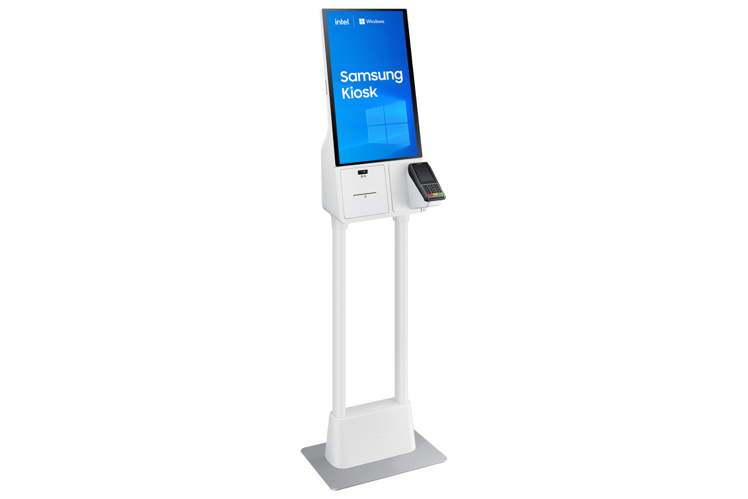 Samsung KM24C-3 Design chiosco 61 cm (24") LED 250 cd/m² Full HD Bianco Touch screen Processore integrato Windows 10 IoT Enterprise 16/7