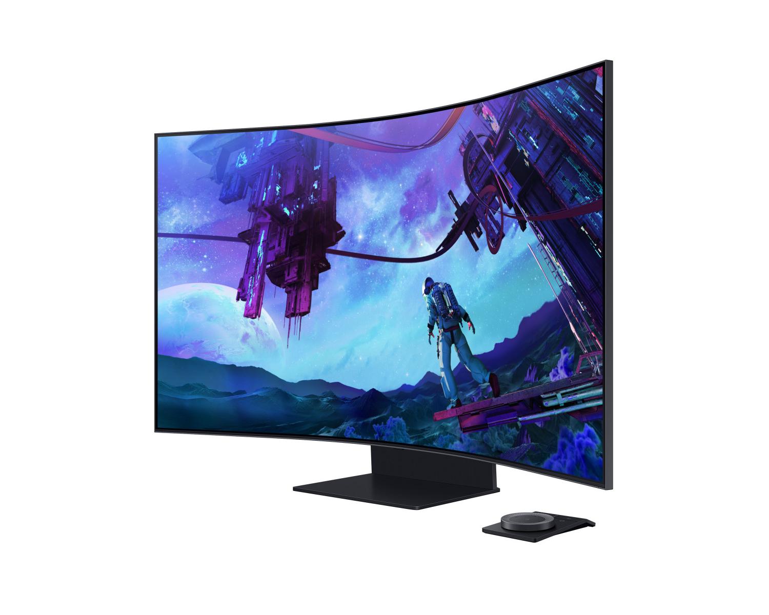 Samsung Odyssey S55CG970NU Monitor PC 139,7 cm (55") 3840 x 2160 Pixel 4K Ultra HD LED Nero