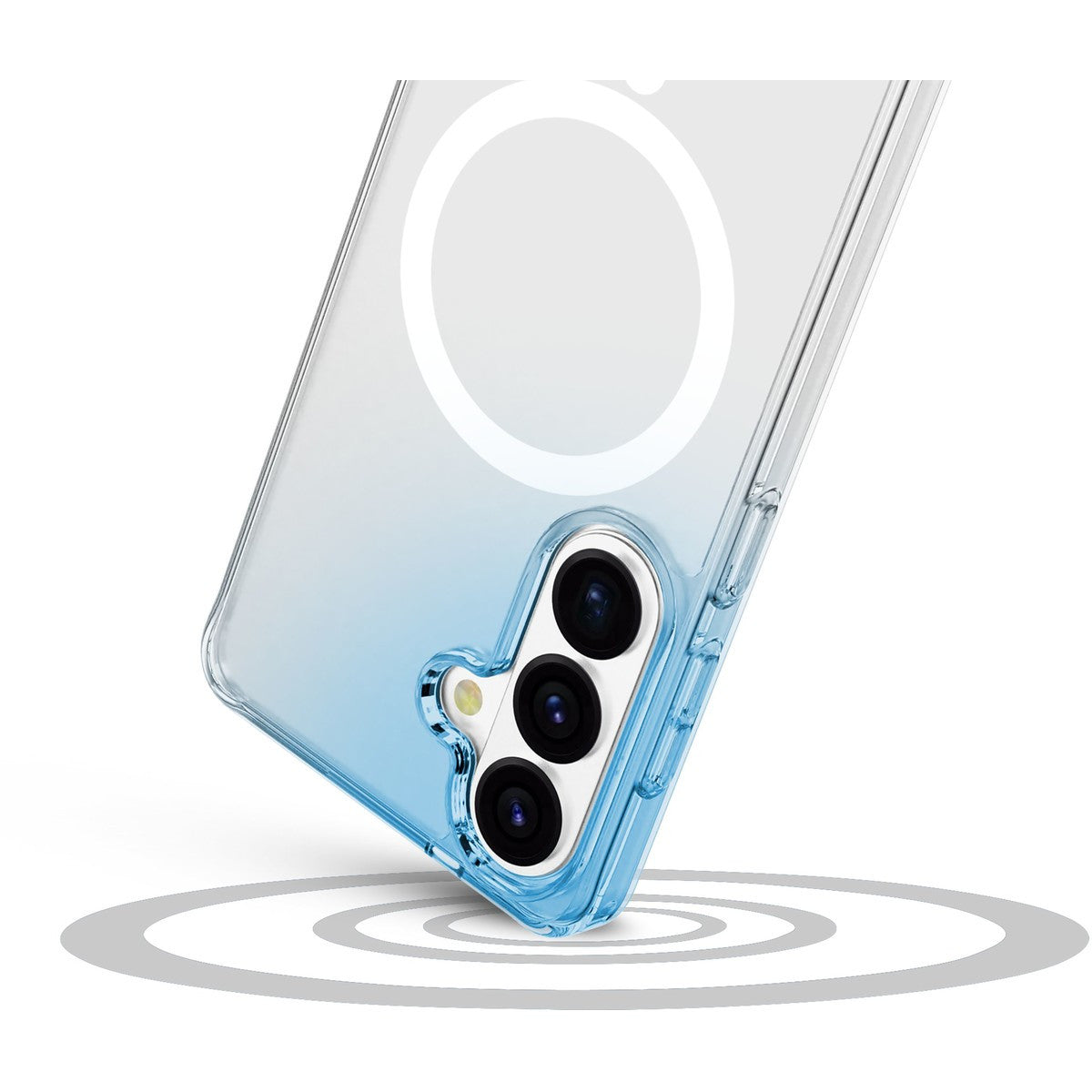 Cellularline Clear Mag - Galaxy S26 Custodia trasparente ultra resistente con bordo in gomma, compatibile con ecosistema Qi2 e accessori magnetici, trattata contro l ingiallimento.