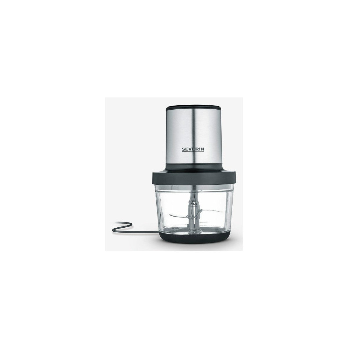 Severin KM 3867 tritaverdure elettrico 1 L 400 W Nero, Argento, Trasparente
