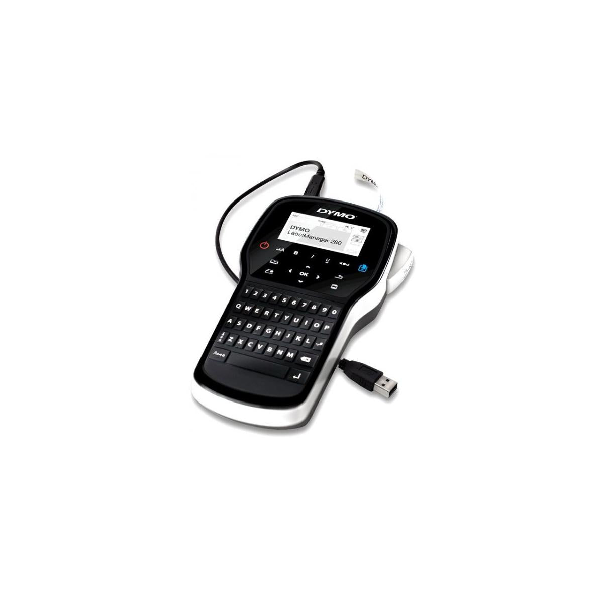 DYMO S0968920 Etichettatrice LabelManager 280 CD Trasferimento D1 QWERTY Nero
