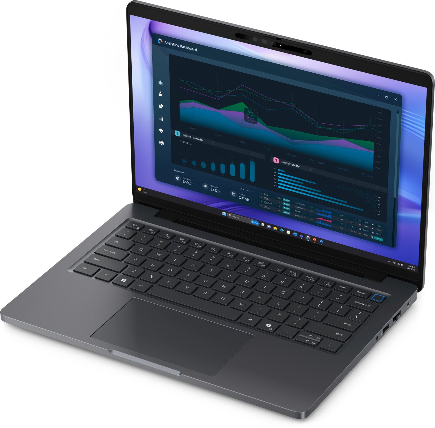 DELL Pro Precision 5 14 PW514261 Copilot+ PC Intel Core Ultra 7 366H Workstation mobile 35,6 cm (14") Full HD+ 32 GB LPDDR5x-SDRAM 1 TB SSD NVIDIA RTX PRO 500 Blackwell Wi-Fi 7 (802.11be) Windows 11 Pro Nero Italiano