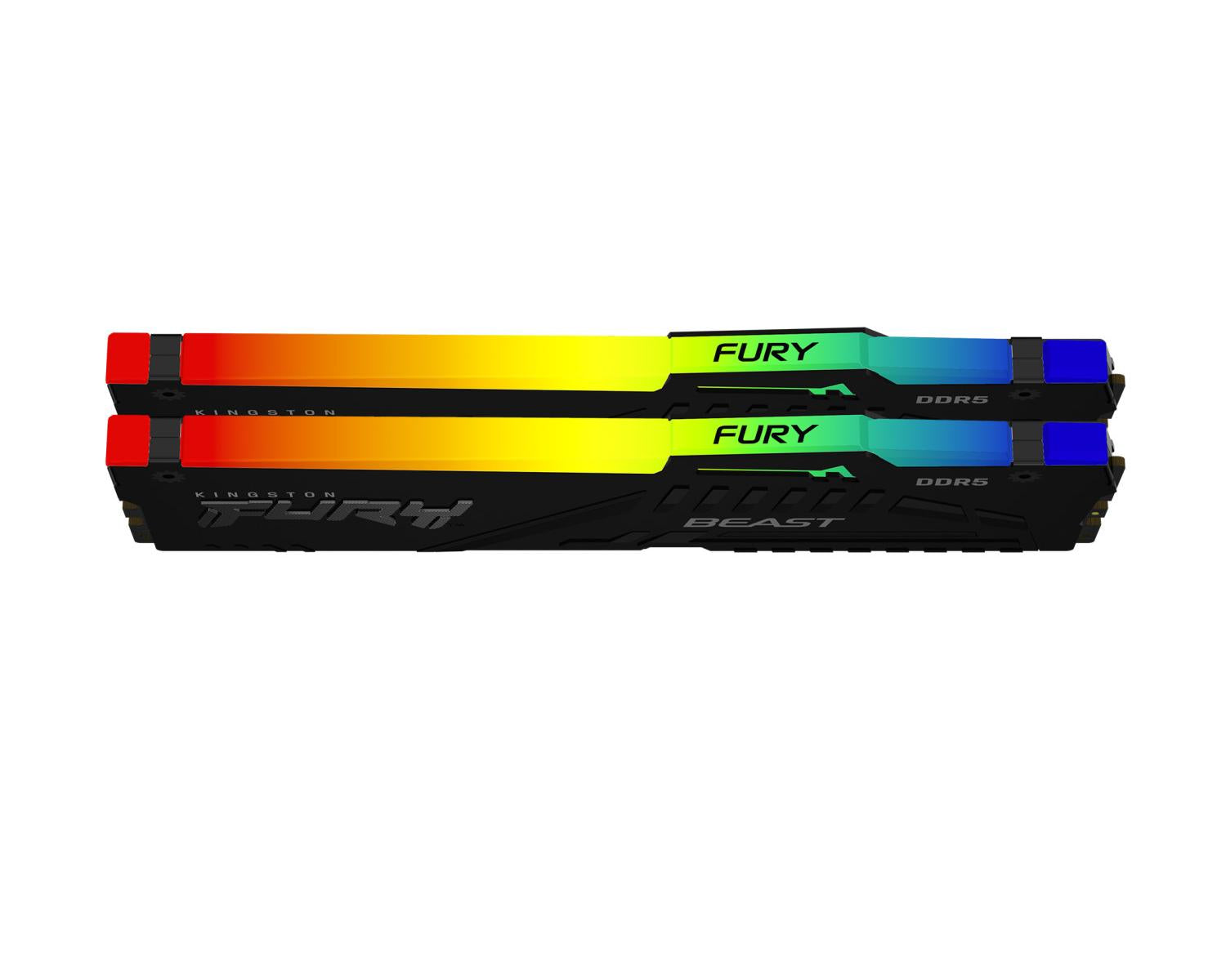 Kingston Technology FURY Beast 32GB 6000MT s DDR5 CL30 DIMM Kit da 2 moduli RGB EXPO
