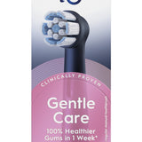 Oral-B Testine di Ricambio iO Series Gentle Care Nere, Testine Rotonde Originali, per Gengive Sensibili, 2 Testine