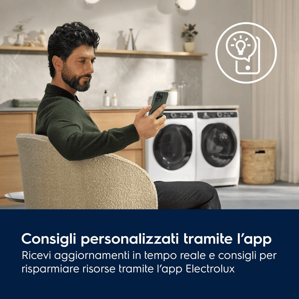 Electrolux Lavatrice Carica Frontale 11 Kg Classe A-5% 1400 Giri MADE IN ITALY EW7F511GQ