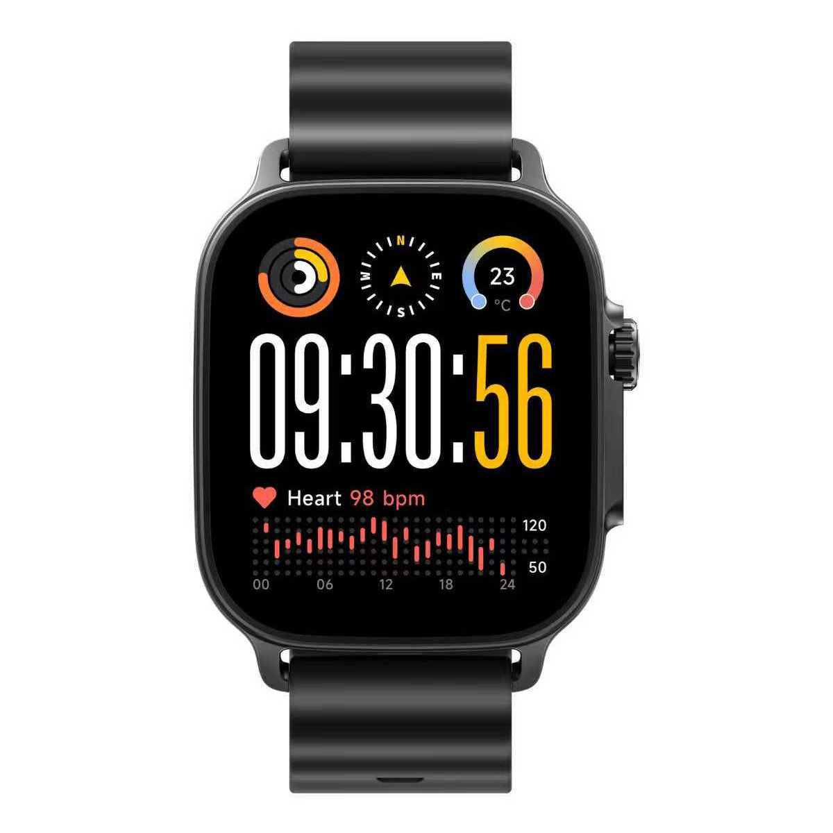 realme Watch 5 5 cm (1.97") AMOLED Digitale 390 x 450 Pixel Touch screen Nero GPS (satellitare)