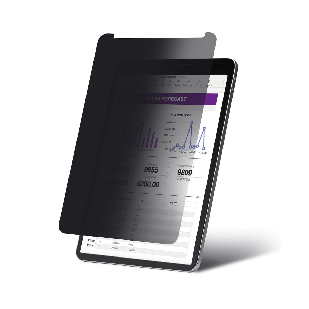 StarTech.com Filtro privacy a 4 posizioni per iPad Pro da 11pollici orientamento verticale orizzontale abilitato al Touch angolo di visione piùdì di 30 gradi Antiriflesso