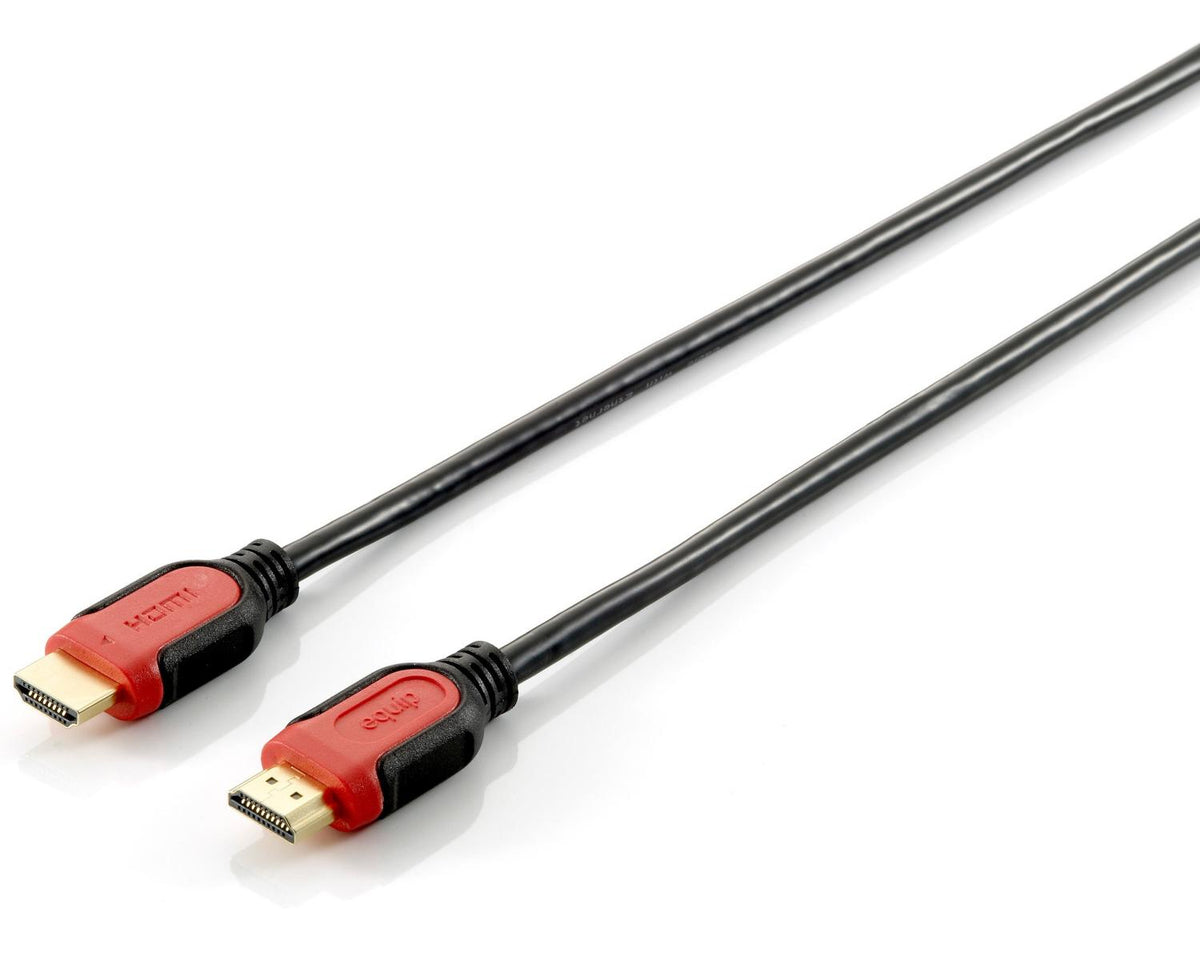 Equip 119343 cavo HDMI 3 m HDMI tipo A (Standard) Nero, Rosso