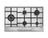 Glem Gas GT85TIX piano cottura Acciaio inox Da incasso 75 cm 5 Fornelli