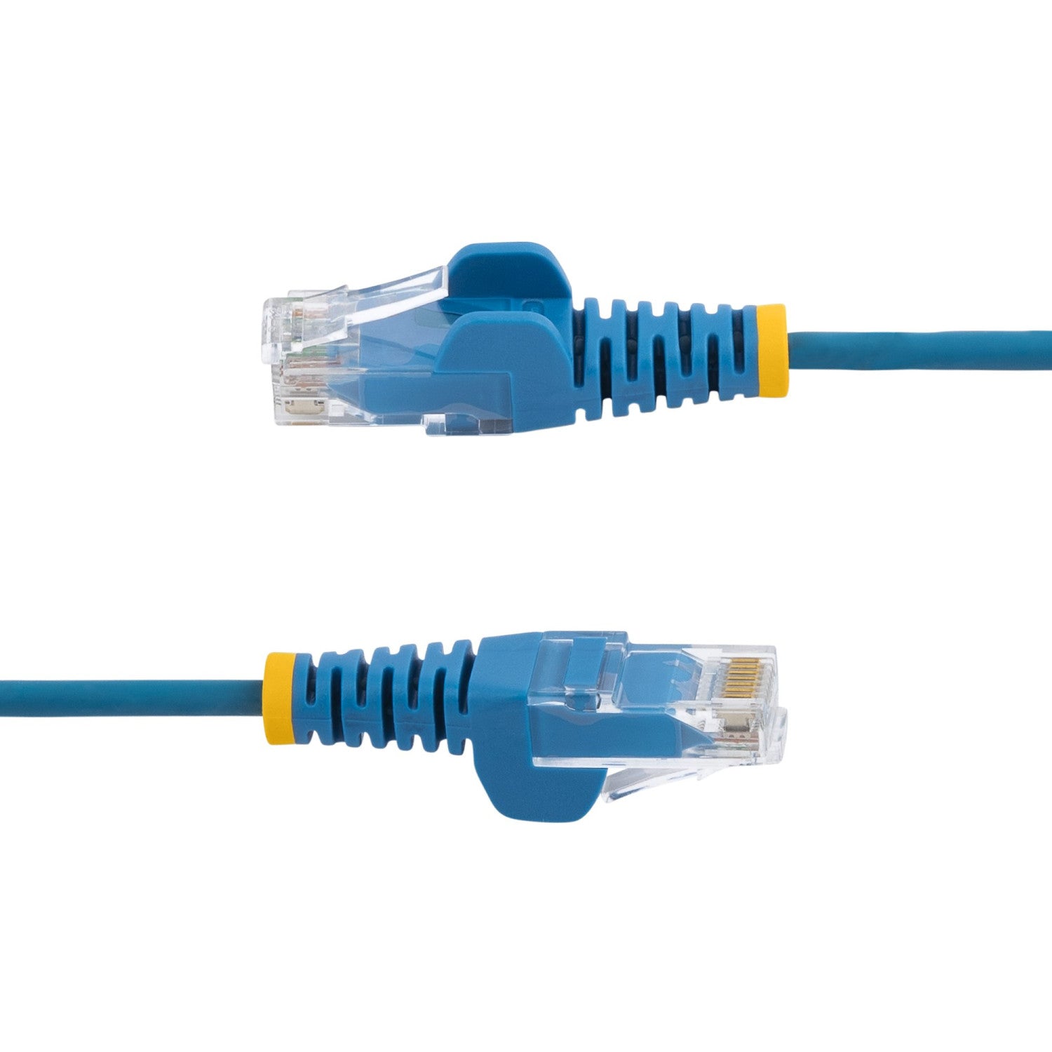 StarTech.com Cavo Ethernet CAT6 Blu da 15m; Patch UTP con Plug RJ45 Antigroviglio e Rilievi di Trazione, Cavo Lan Slim in Rame Puro 28AWG, Sottoposto a test Fluke