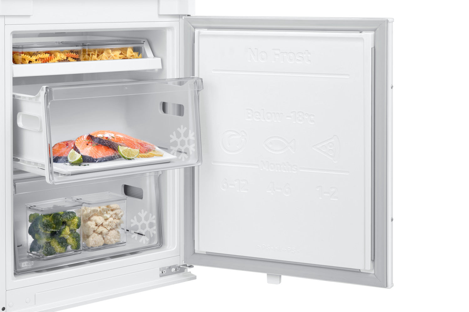 Samsung Frigorifero Combinato da Incasso F1rst 60 AI Plus 1.94m 298L Total No Frost