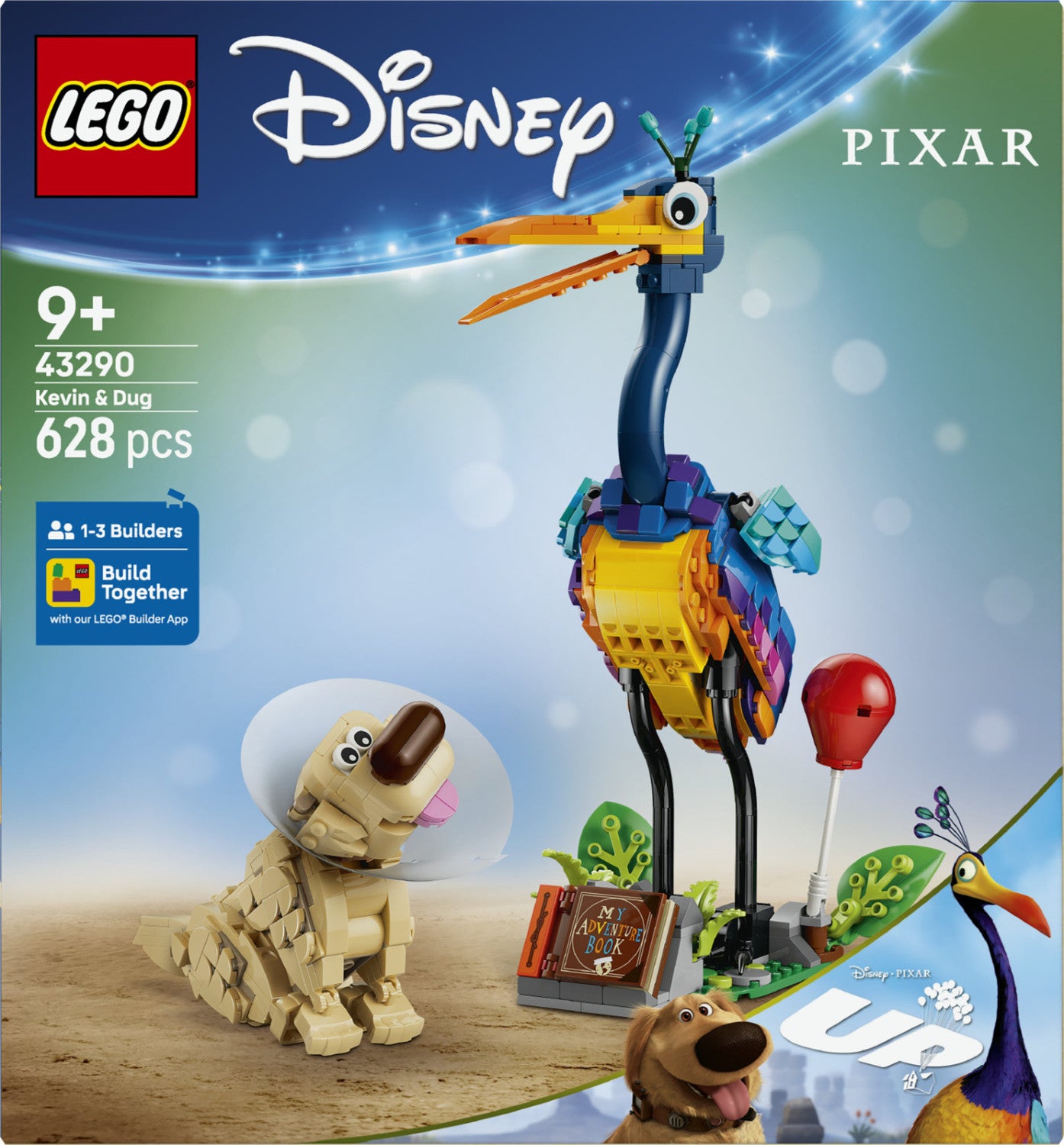 Set costruzioni LEGO 43290 DISNEY PIXAR Kevin e Dug