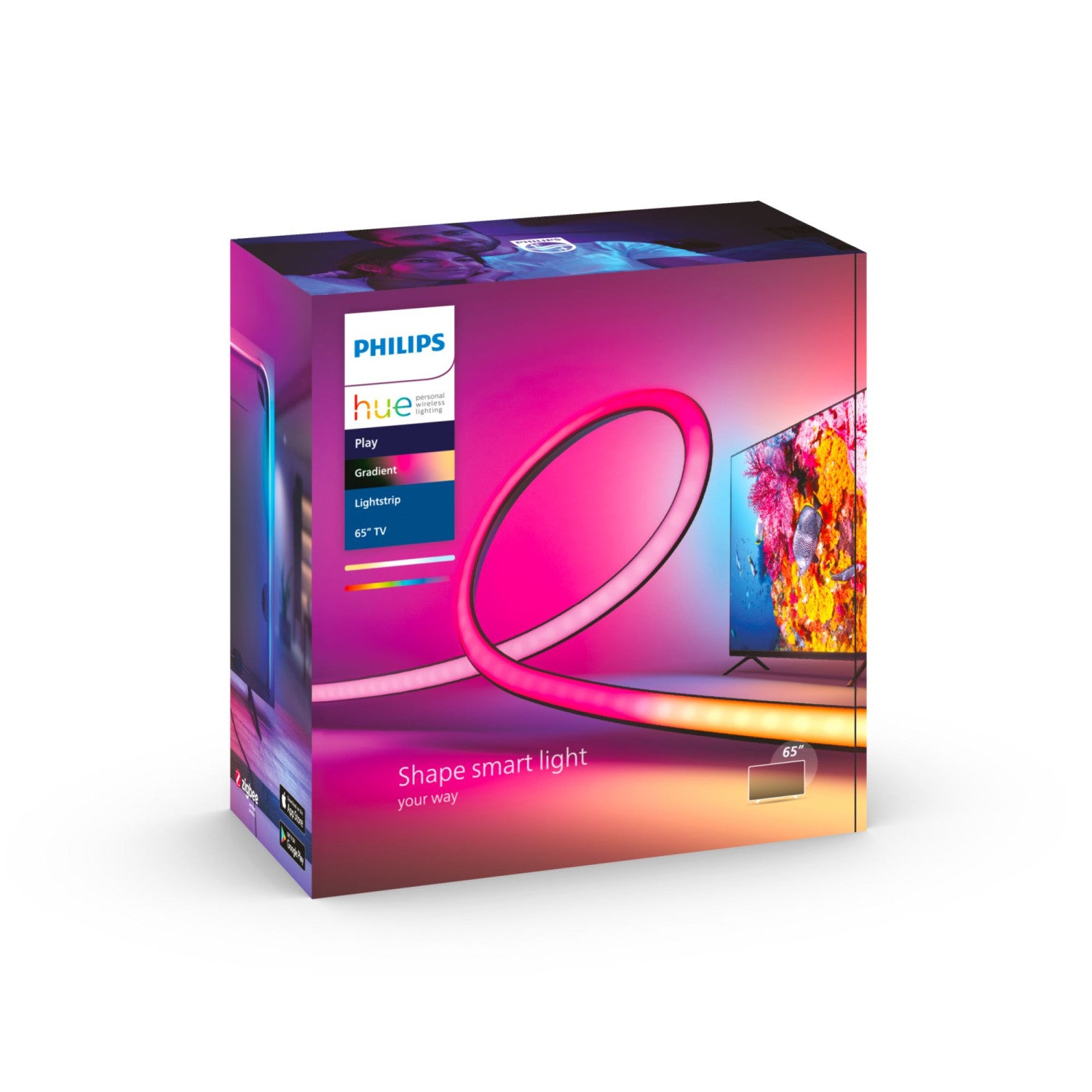 Philips Hue White and Color ambiance 8718699784775 soluzione di illuminazione intelligente Lampadina intelligente Bluetooth/Zigbee Nero 20 W