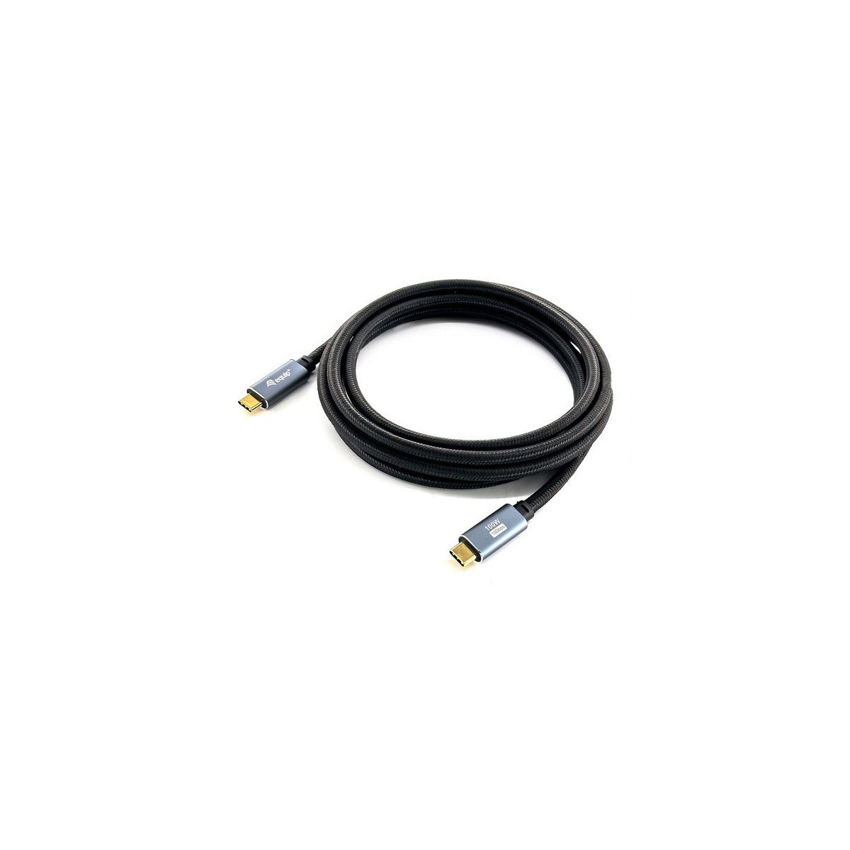Equip 128359 Cavo USB 3.2 Gen 2 da C a C, M/M, 3,0 m, PD100W , 4K/60Hz, 10Gbps, nero