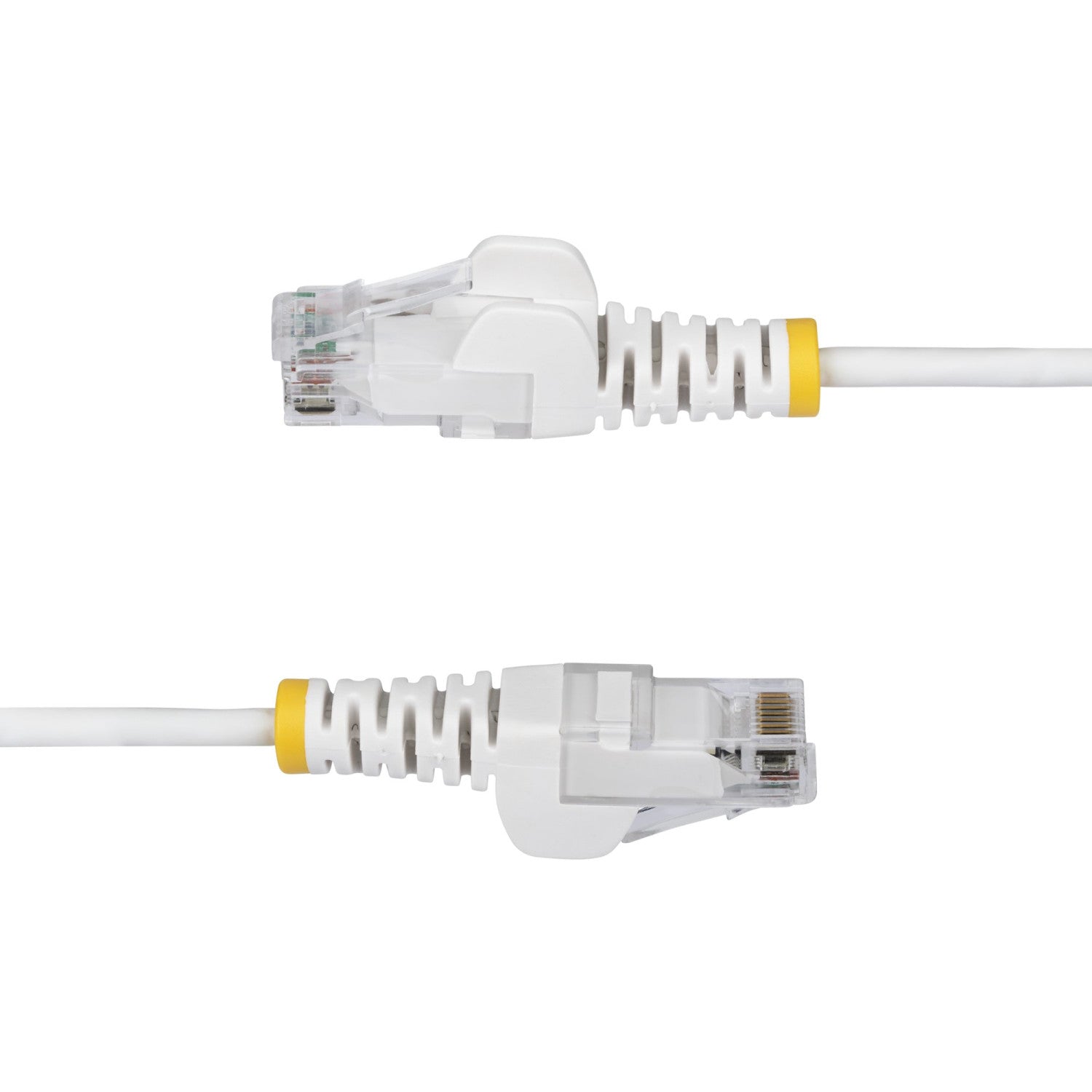 StarTech.com Cavo Ethernet CAT6 Bianco da 7m; Patch UTP con Plug RJ45 Antigroviglio e Rilievi di Trazione, Cavo Lan Slim in Rame Puro 28AWG, Sottoposto a test Fluke