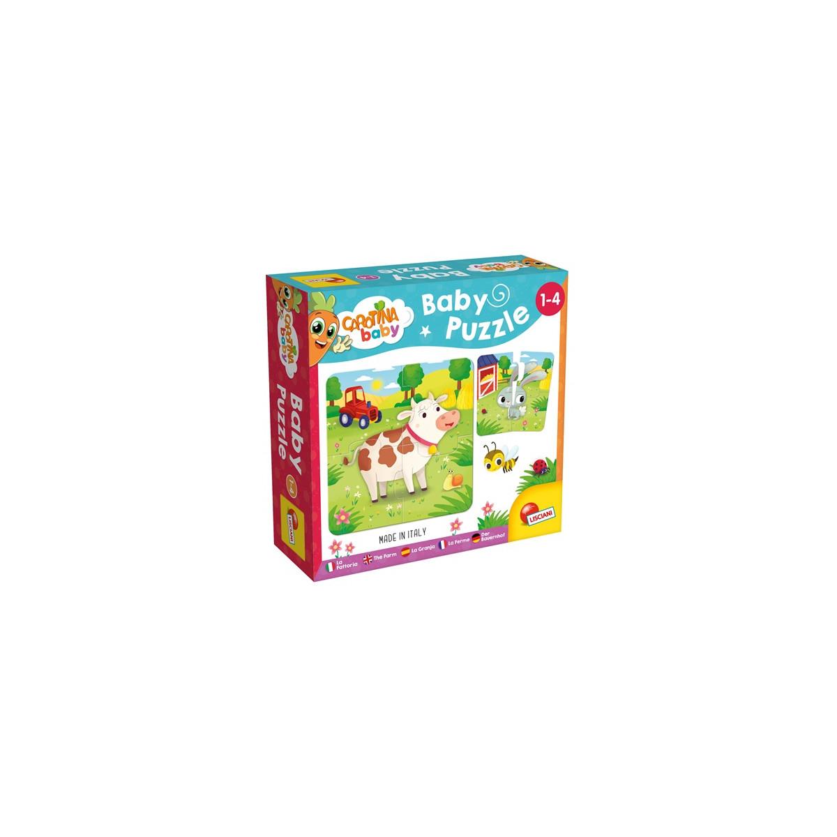 Lisciani 80083 puzzle 4 pz Fattoria