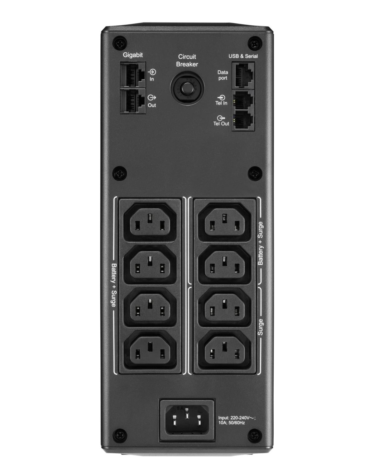 APC BR1300MI gruppo di continuità (UPS) A linea interattiva 1,3 kVA 780 W 8 presa(e) AC