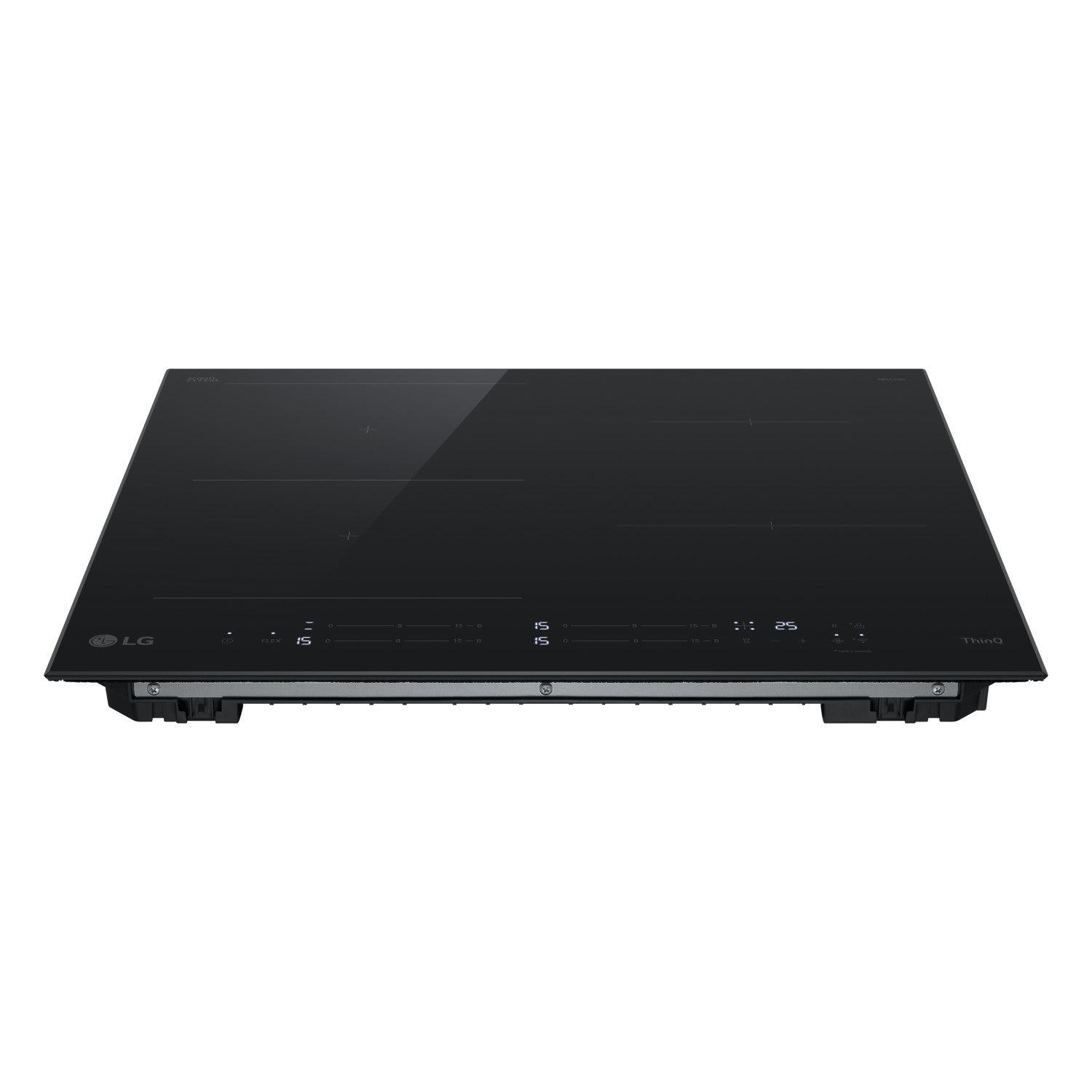 LG CBIZ2435B Piano cottura induzione 60cm, 7,4kW con limitatore, 4 zone, 1 flex, Wi-Fi