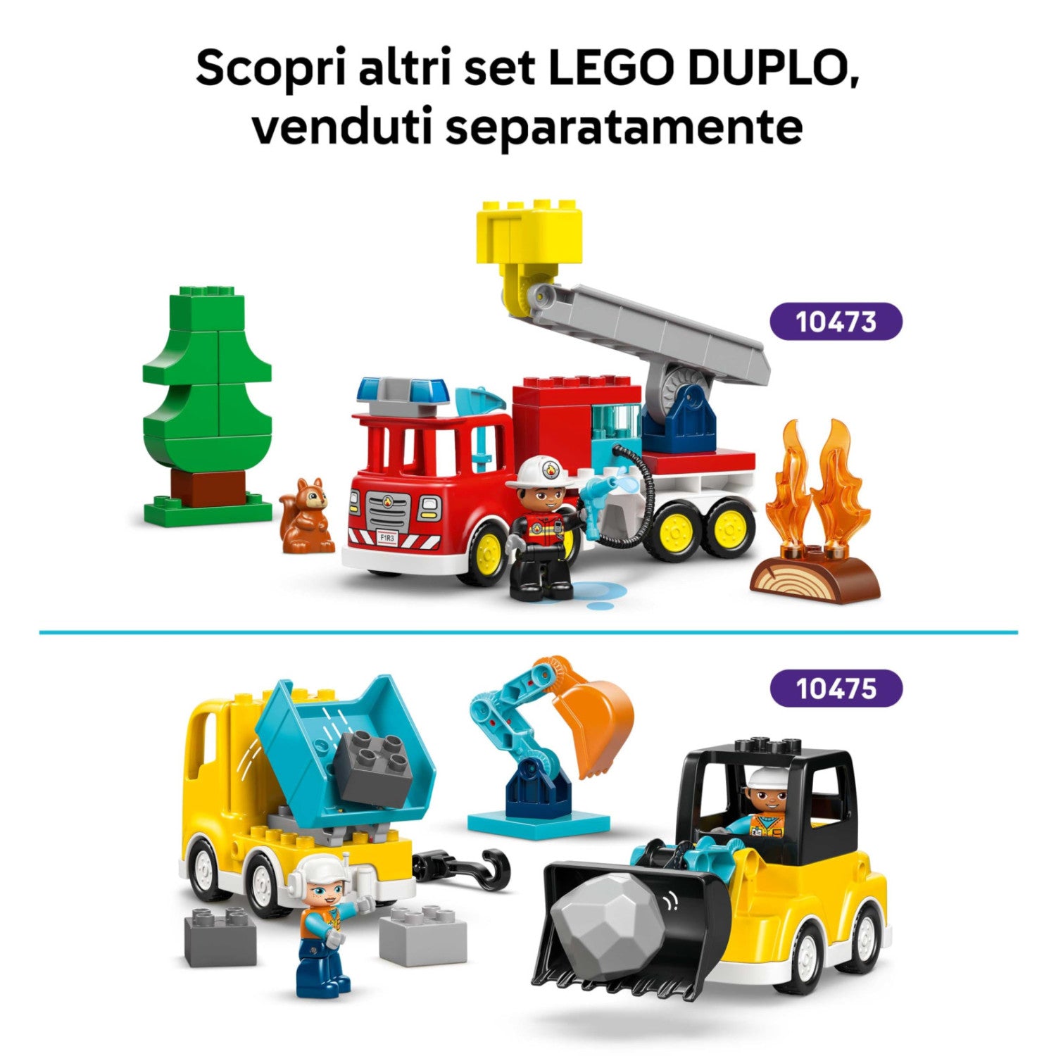 LEGO DUPLO Motocicletta Blu Della Polizia 10471