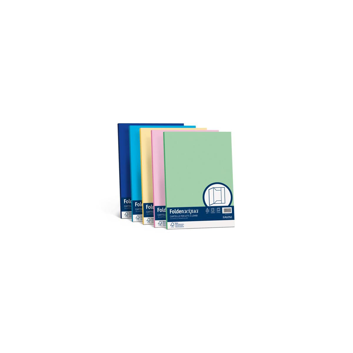Favini A50X434 cartella Multicolore A4