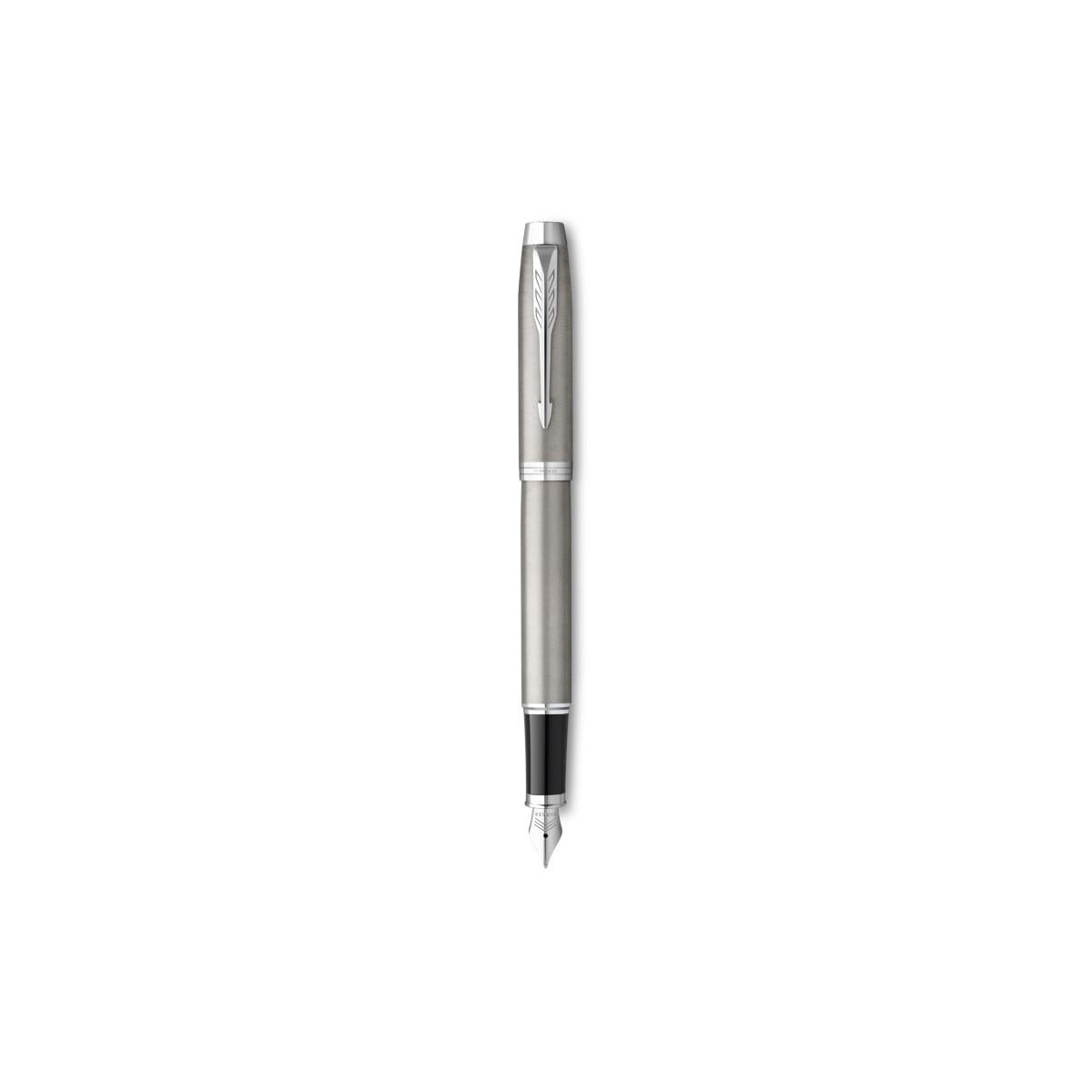 Parker IM penna stilografica Nero, Acciaio inossidabile 1 pz