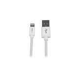 StarTech.com Cavo lungo connettore lightning a 8 pin Apple bianco da 2 m a USB per iPhone / iPod / iPad