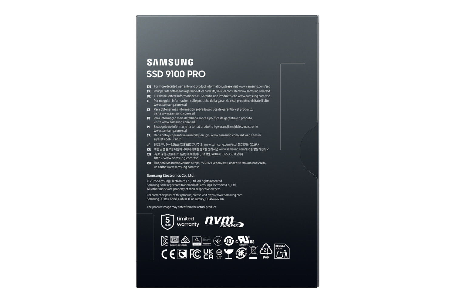 Samsung MZ-VAP1T0 1 TB M.2 PCI Express 5.0 NVMe V-NAND TLC