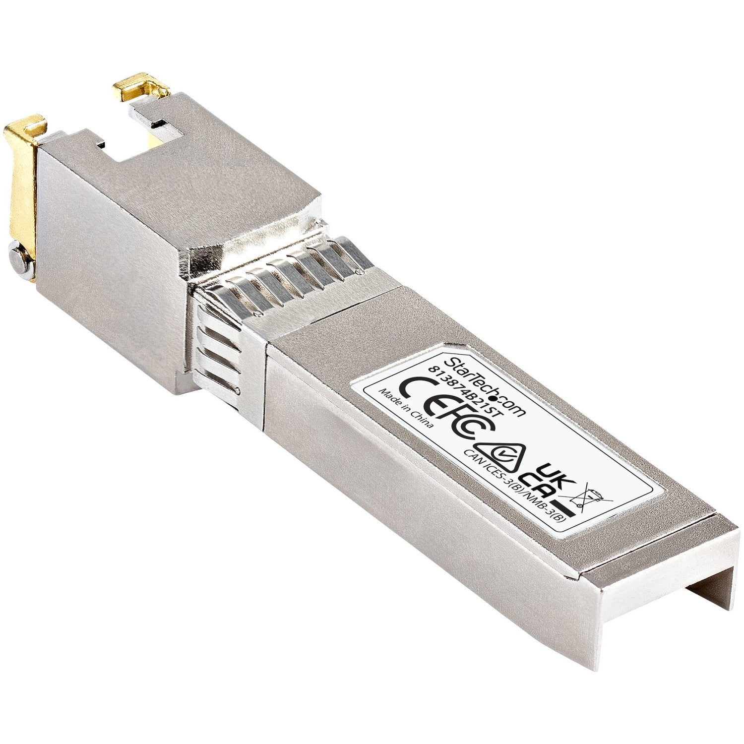 StarTech.com 813874B21ST modulo del ricetrasmettitore di rete Rame 10000 Mbit/s SFP