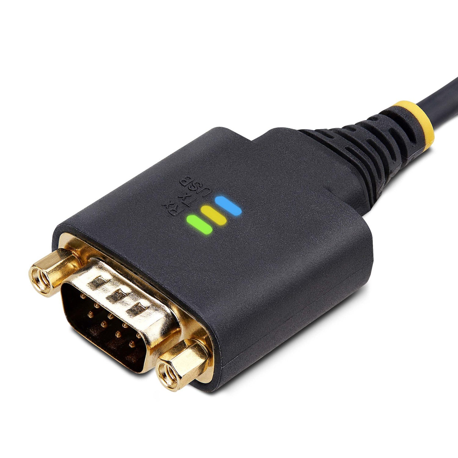 StarTech.com Cavo adattatore da USB a seriale da 2 m, ritenzione COM, viti/dadi intercambiabili, da USB-A a DB9 RS232, IC FTDI, protezione ESD, Windows/macOS/Linux