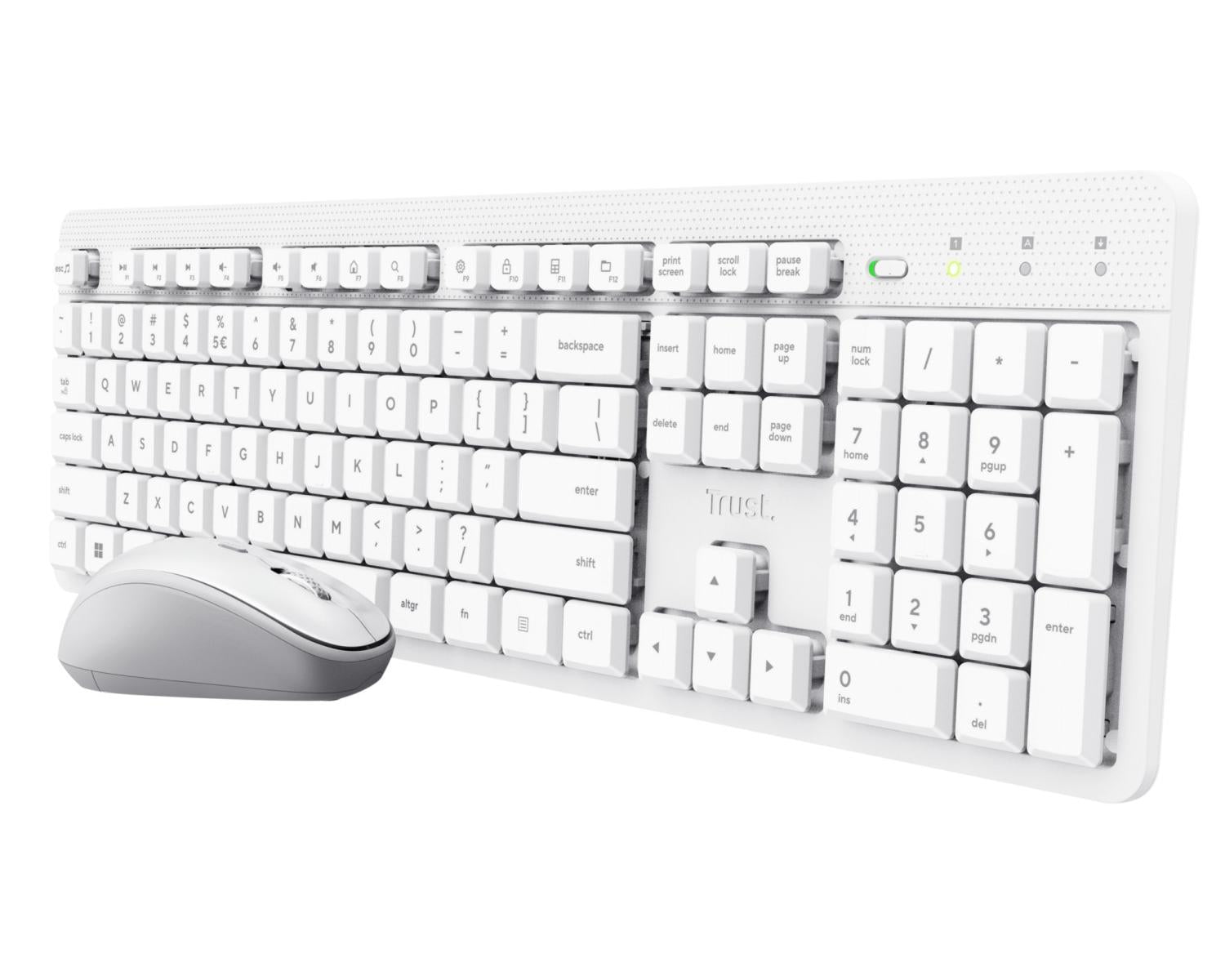 Trust Ody II tastiera Mouse incluso Casa/ufficio RF Wireless Italiano Bianco