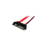 StarTech.com SLSATAADAP6 cavo SATA 0,1524 m Slimline SATA 13 pin SATA 7 15 pin Rosso