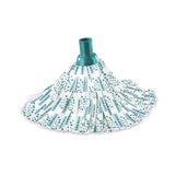 Testina Sostitutiva Lavapavimenti Leifheit LFH52068 Classic Mop Viscose Bianco Turchese