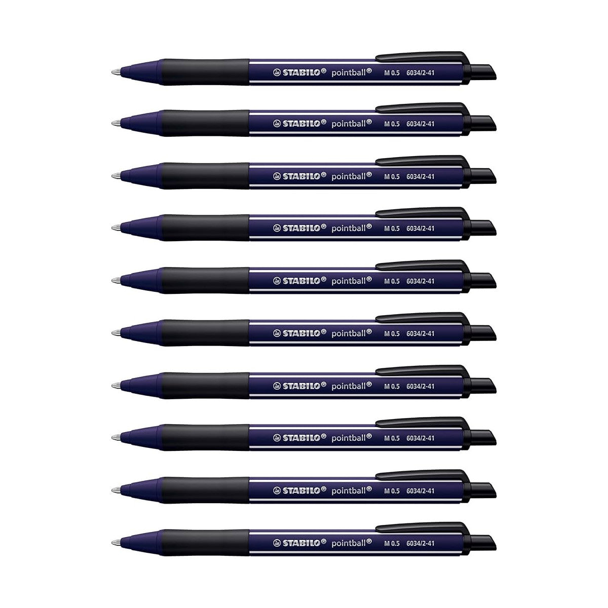 STABILO Pointball NatureCOLORS Penna A Sfera Ecosostenibile Grey Violet - Tratto 0,5 Mm - Giglio Viola