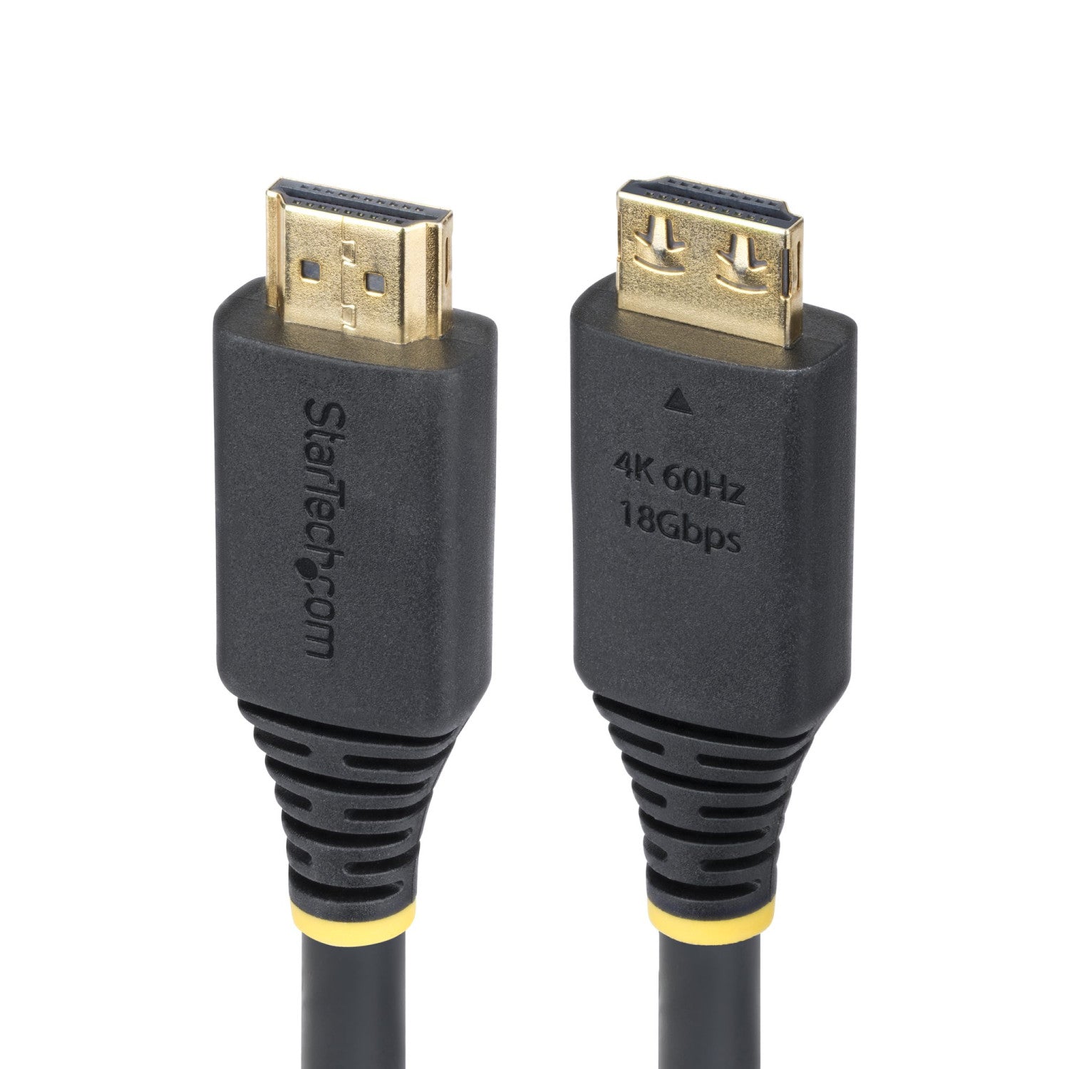 StarTech.com Cavo HDMI 2.0 ad Alta Velocità da 4,5m con Connettori a Scatto, 4K 60Hz/1440p 144Hz, HDR10/HDCP 2.2/ARC, 18Gbps. Cavetto HDMI UHD per TV/Monitor in TPE