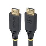 StarTech.com Cavo HDMI 2.0 ad Alta Velocità da 4,5m con Connettori a Scatto, 4K 60Hz/1440p 144Hz, HDR10/HDCP 2.2/ARC, 18Gbps. Cavetto HDMI UHD per TV/Monitor in TPE
