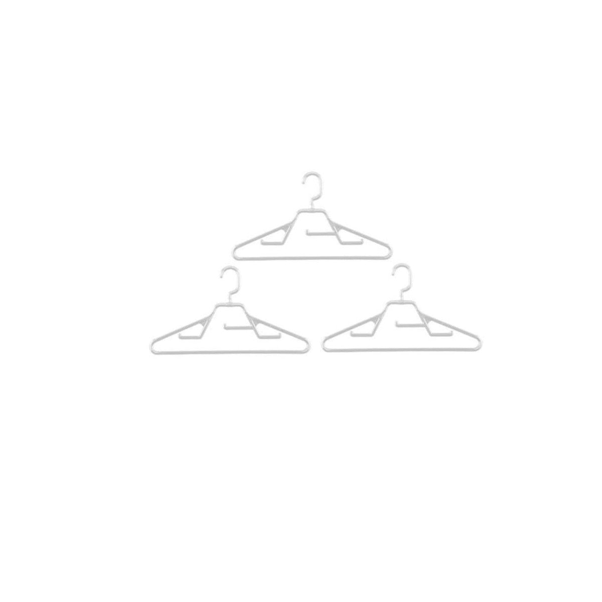 Tontarelli Set 3 Grucce Twist Con Portacinture E Portacravatte Bianco
