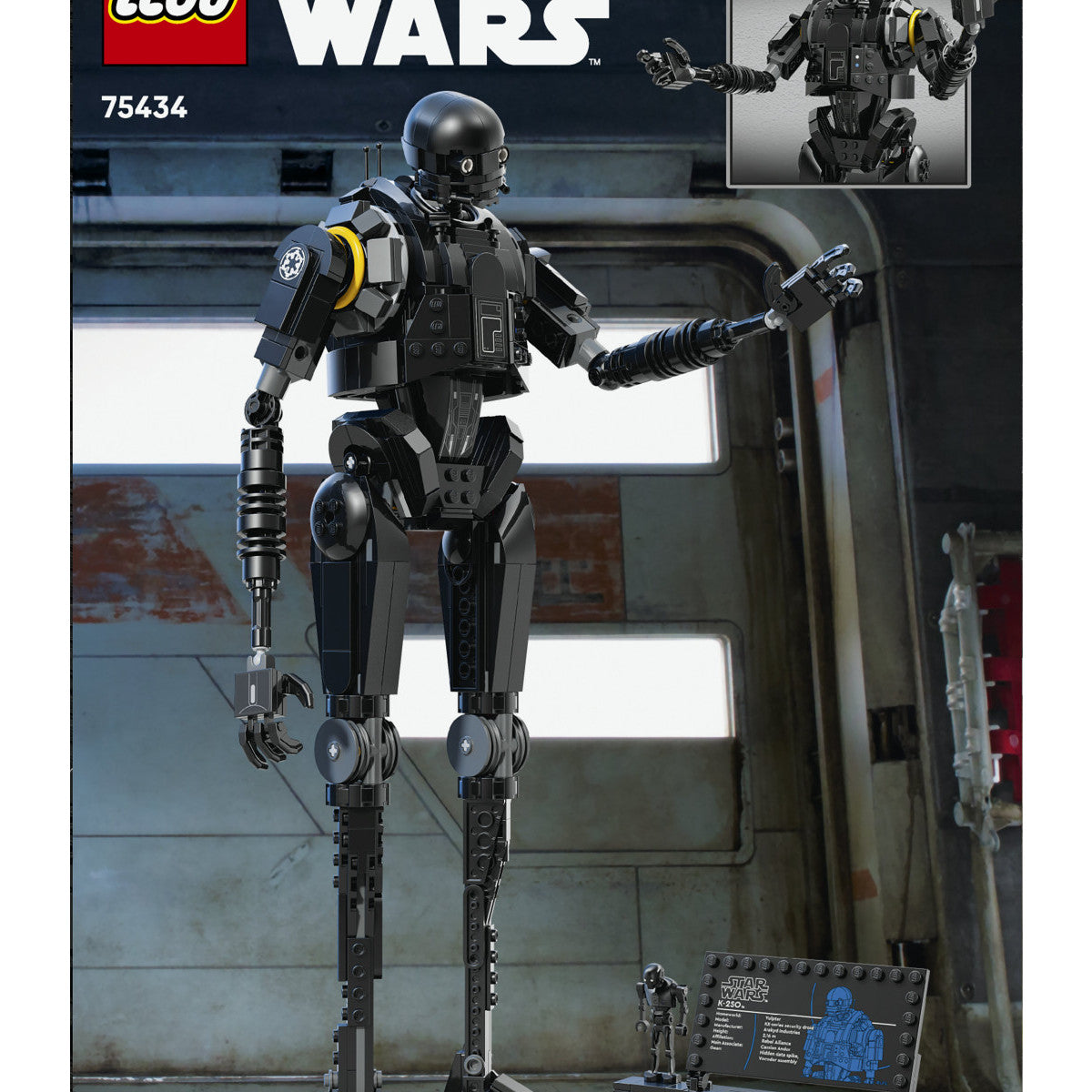 LEGO Star Wars 75434 Droide Di Sicurezza K-2SO Action Figure Snodabile Da Collezione 845 Pezzi 10