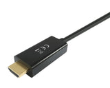 Equip 119391 cavo e adattatore video 3 m DisplayPort HDMI Nero
