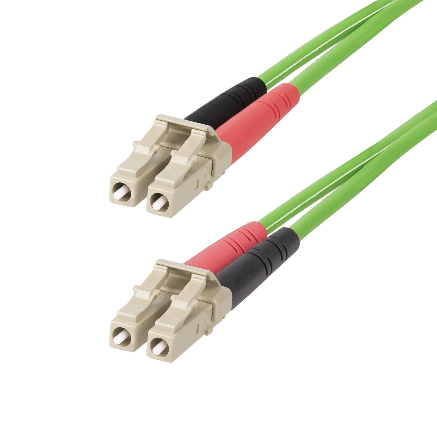 StarTech.com Cavo in Fibra Ottica Multimodale da LC a LC (UPC) OM5 da 3m, Cavo Patch Duplex LOMMF 50/125µm, VCSEL, 40G/100G, Insensibile alla piegatura, Bassa perdita di inserzione, Bretella ottica in fibra LSZH