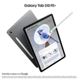 Samsung Galaxy Tab S10 FE , Android Tablet, Display 13.1"LCD, Wifi, RAM 8GB, 128GB, 10.090 mAh, S Pen, Android 15, IP68, Gray