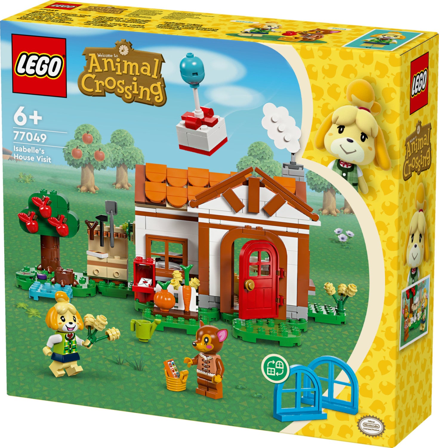 LEGO Animal Crossing Visita a Casa di Isabelle 77049 Set 389 Pezzi 6 Anni